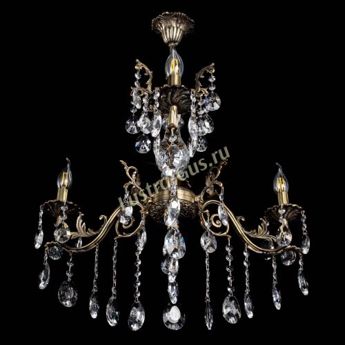 Люстра бронзовая Кассандра Алфея №3/2 звездочка в Ростове-на-Дону Гусь Хрустальный