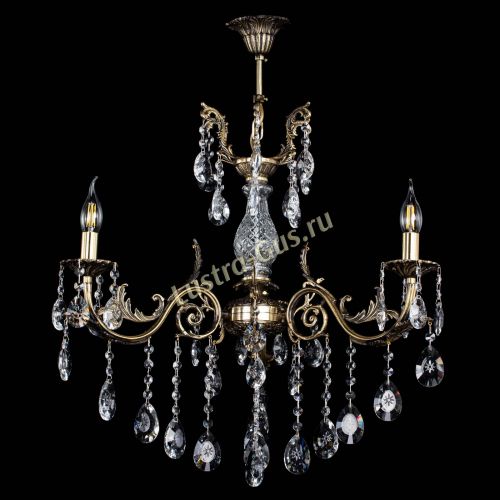 Люстра бронзовая Кассандра Алфея №3/2 звездочка в Ростове-на-Дону Гусь Хрустальный