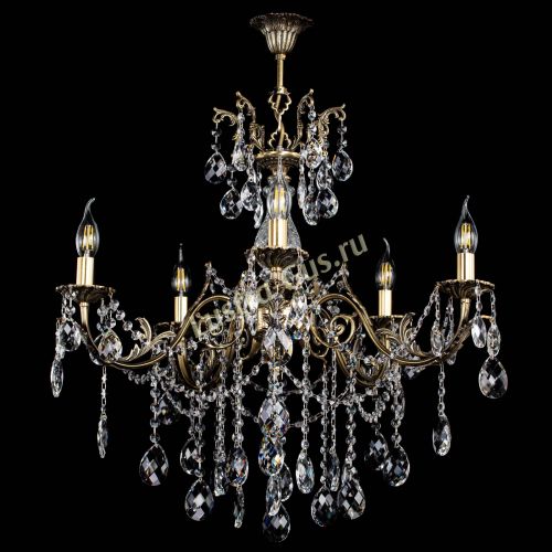 Люстра бронзовая Кассандра Алфея №5/1 баден в Ростове-на-Дону Гусь Хрустальный