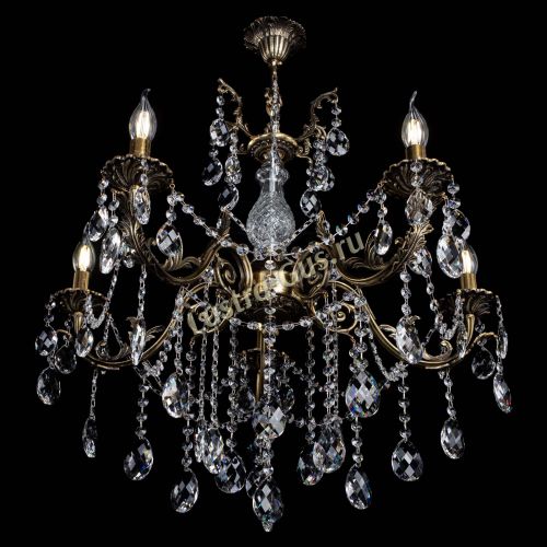 Люстра бронзовая Кассандра Алфея №5/1 баден в Ростове-на-Дону Гусь Хрустальный