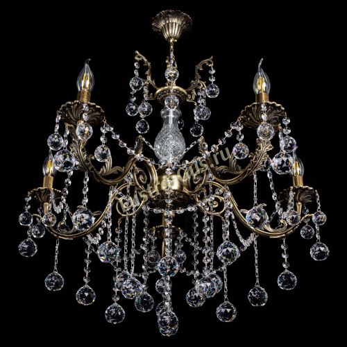 Люстра бронзовая Кассандра Алфея №5/1 шар в Ростове-на-Дону Гусь Хрустальный