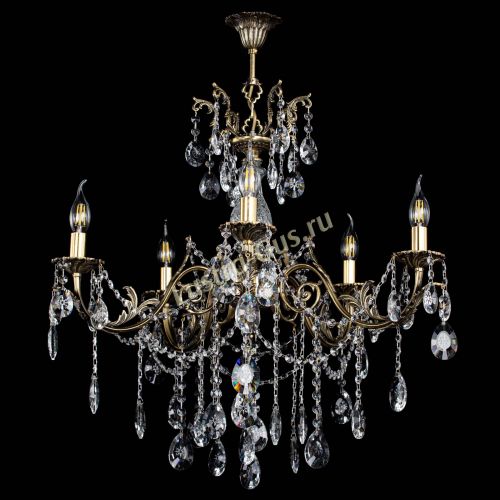 Люстра бронзовая Кассандра Алфея №5/1 звездочка в Ростове-на-Дону Гусь Хрустальный