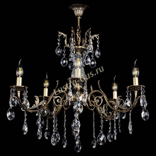 Люстра бронзовая Кассандра Алфея №5/2 баден в Ростове-на-Дону Гусь Хрустальный