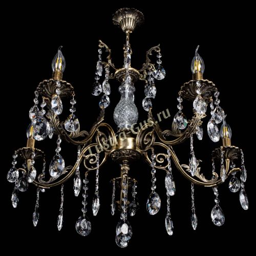 Люстра бронзовая Кассандра Алфея №5/2 звездочка в Ростове-на-Дону Гусь Хрустальный