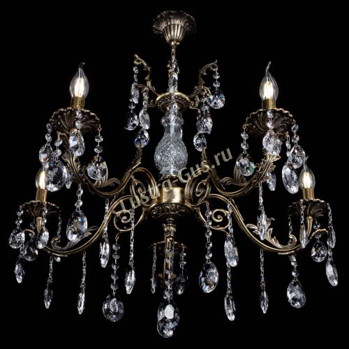 Люстра бронзовая Кассандра Алфея №5/2 звездочка в Ростове-на-Дону Гусь Хрустальный