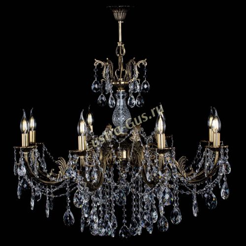 Люстра бронзовая Кассандра Алфея №8/1 баден в Ростове-на-Дону Гусь Хрустальный