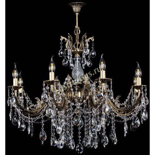 Люстра бронзовая Кассандра Алфея №8/1 баден в Ростове-на-Дону Гусь Хрустальный