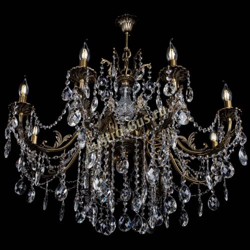 Люстра бронзовая Кассандра Алфея №8/1 баден в Ростове-на-Дону Гусь Хрустальный