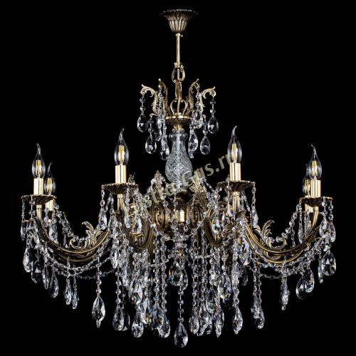 Люстра бронзовая Кассандра Алфея №8/1 журавлик в Ростове-на-Дону Гусь Хрустальный