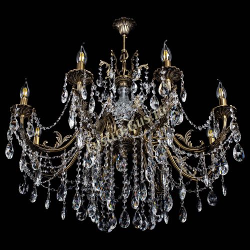 Люстра бронзовая Кассандра Алфея №8/1 журавлик в Ростове-на-Дону Гусь Хрустальный