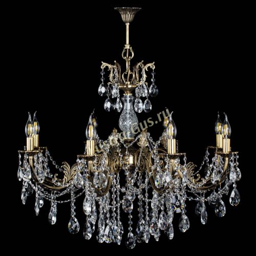 Люстра бронзовая Кассандра Алфея №8/1 звездочка в Ростове-на-Дону Гусь Хрустальный