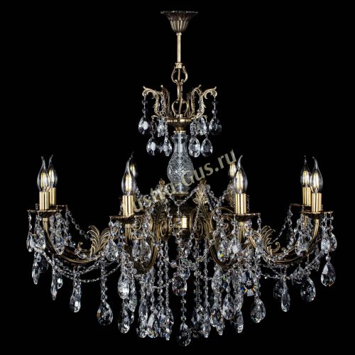 Люстра бронзовая Кассандра Алфея №8/1 звездочка в Ростове-на-Дону Гусь Хрустальный