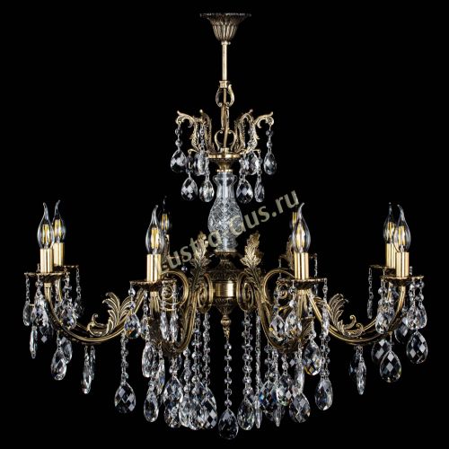 Люстра бронзовая Кассандра Алфея №8/2 баден в Ростове-на-Дону Гусь Хрустальный