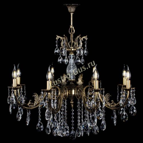 Люстра бронзовая Кассандра Алфея №8/2 баден в Ростове-на-Дону Гусь Хрустальный