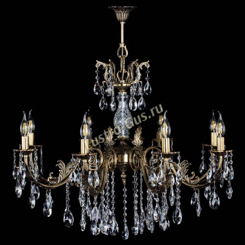 Люстра бронзовая Кассандра Алфея №8/2 журавлик в Ростове-на-Дону Гусь Хрустальный