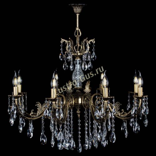 Люстра бронзовая Кассандра Алфея №8/2 журавлик в Ростове-на-Дону Гусь Хрустальный