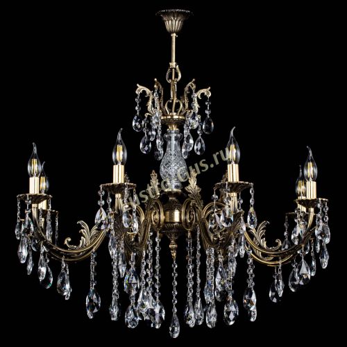 Люстра бронзовая Кассандра Алфея №8/2 журавлик в Ростове-на-Дону Гусь Хрустальный