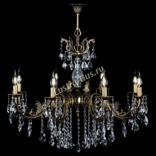 Люстра бронзовая Кассандра Алфея №8/2 звездочка в Ростове-на-Дону Гусь Хрустальный