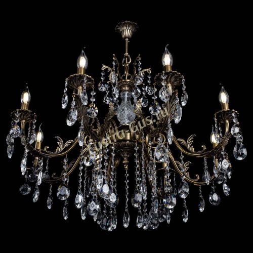 Люстра бронзовая Кассандра Алфея №8/2 звездочка в Ростове-на-Дону Гусь Хрустальный