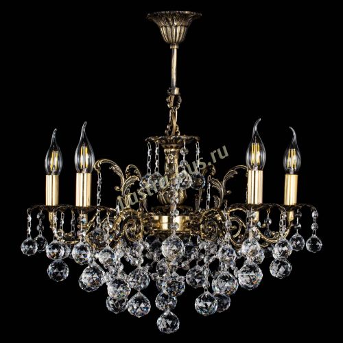 Люстра бронзовая Муза №5 шар в Ростове-на-Дону Гусь Хрустальный