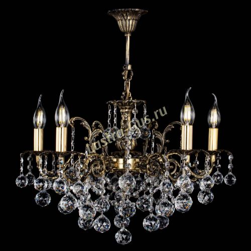 Люстра бронзовая Муза №5 шар в Ростове-на-Дону Гусь Хрустальный