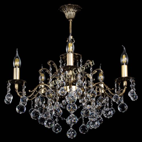 Люстра бронзовая Муза №5 шар в Ростове-на-Дону Гусь Хрустальный