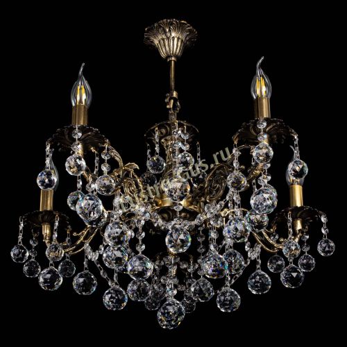 Люстра бронзовая Муза №5 шар в Ростове-на-Дону Гусь Хрустальный