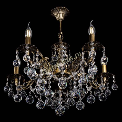 Люстра бронзовая Муза №5 шар в Ростове-на-Дону Гусь Хрустальный