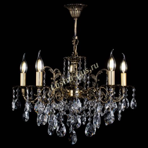 Люстра бронзовая Муза №5 звездочка в Ростове-на-Дону Гусь Хрустальный