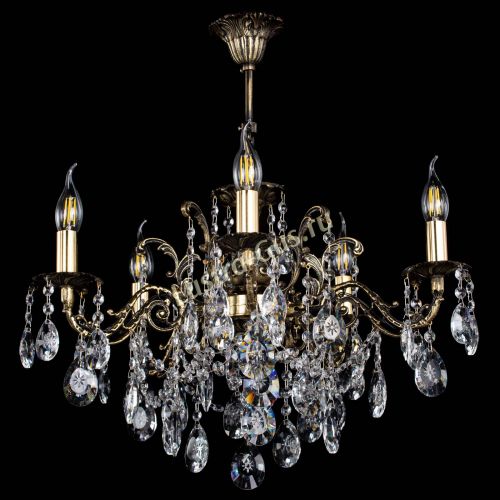 Люстра бронзовая Муза №5 звездочка в Ростове-на-Дону Гусь Хрустальный