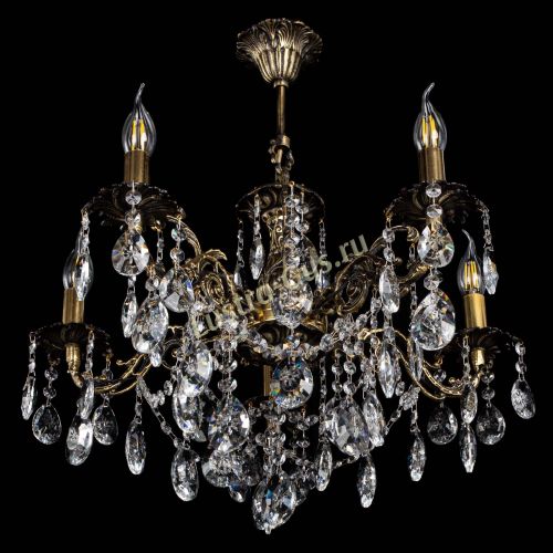 Люстра бронзовая Муза №5 звездочка в Ростове-на-Дону Гусь Хрустальный