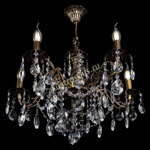 Люстра бронзовая Муза №5 звездочка в Ростове-на-Дону Гусь Хрустальный