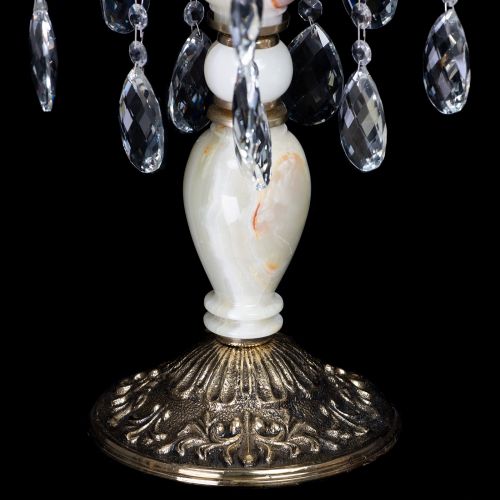 Настольная лампа Антик №5 с камнем в Ростове-на-Дону Гусь Хрустальный