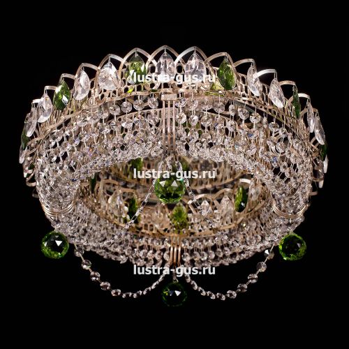 Люстра Кольцо Блин Цветная в Ростове-на-Дону Гусь Хрустальный