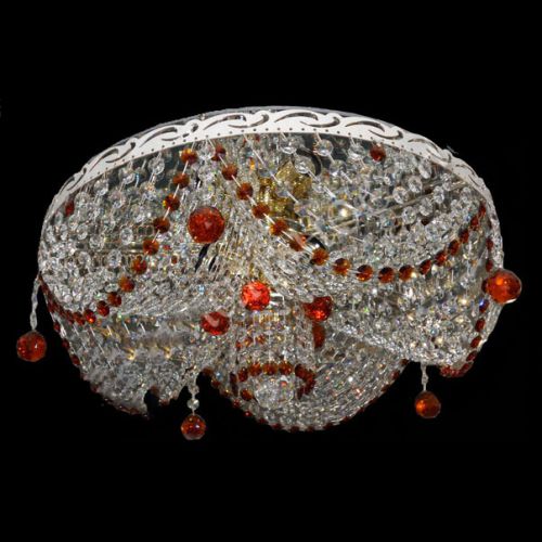 Люстра Виктория 800 мм цветная в Ростове-на-Дону Гусь Хрустальный